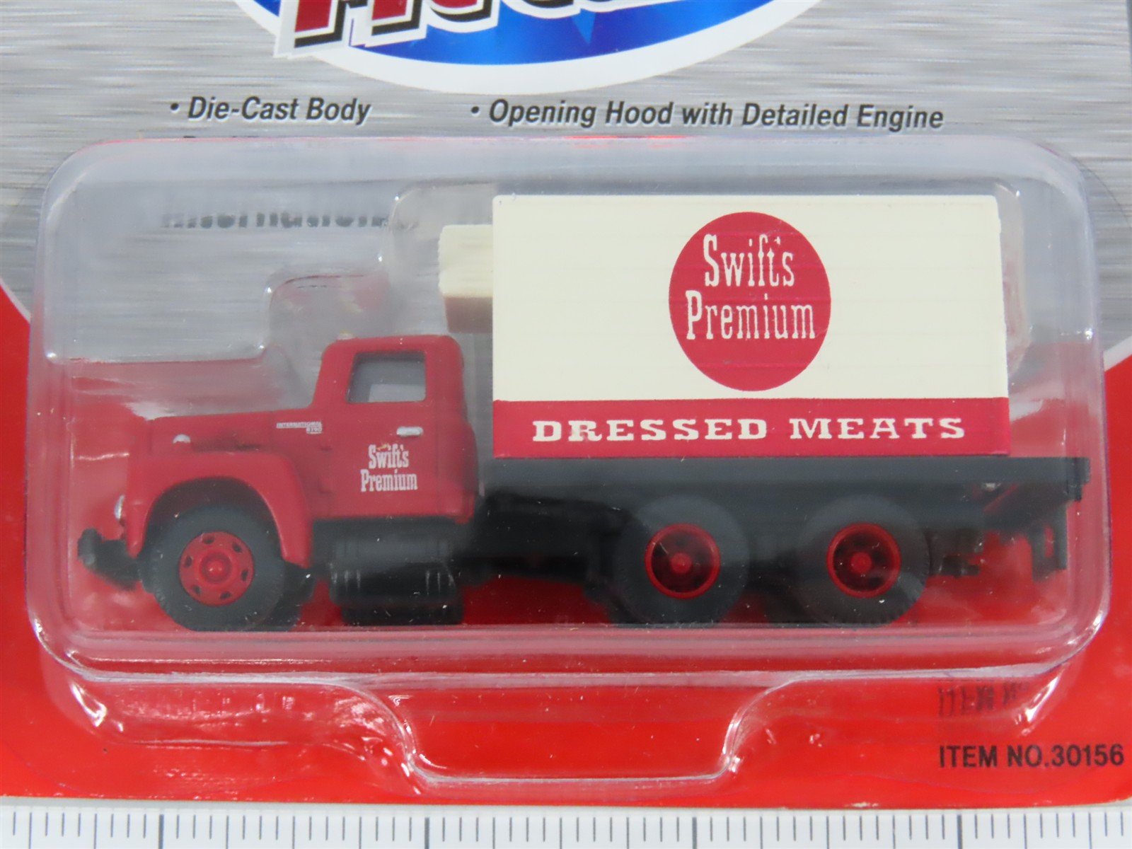 LOT of 3 HO Scale CMW Mini Metals IH R-190 Flatbed, Refrigerator & Van Trucks
