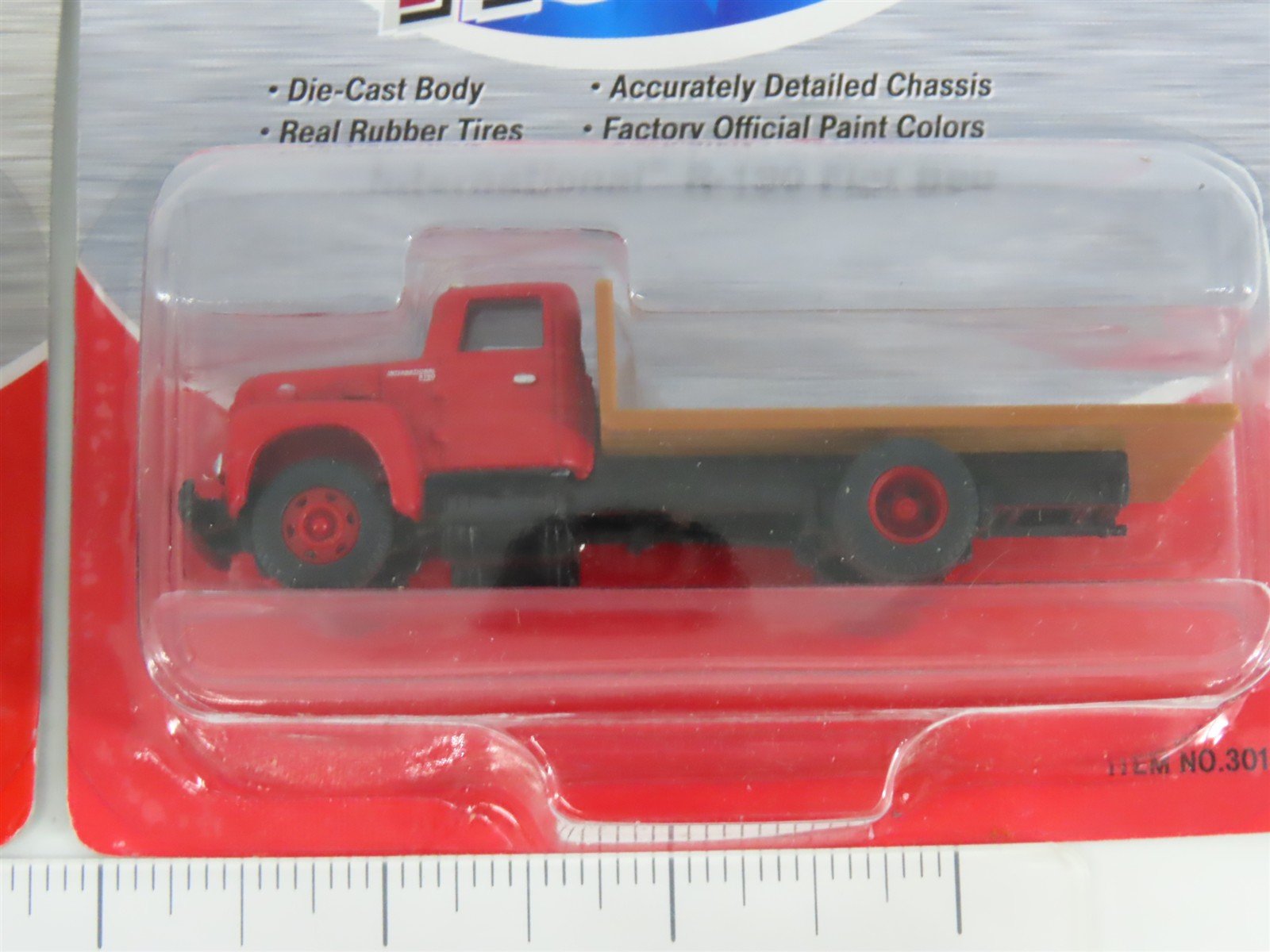 LOT of 3 HO Scale CMW Mini Metals IH R-190 Flatbed, Refrigerator & Van Trucks