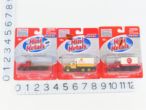 LOT of 3 HO Scale CMW Mini Metals IH R-190 Flatbed & Refrigerator Trucks