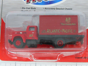 LOT of 3 HO CMW Mini Metals A&P, US Mail, & Sears IH R-190 Delivery Van Trucks