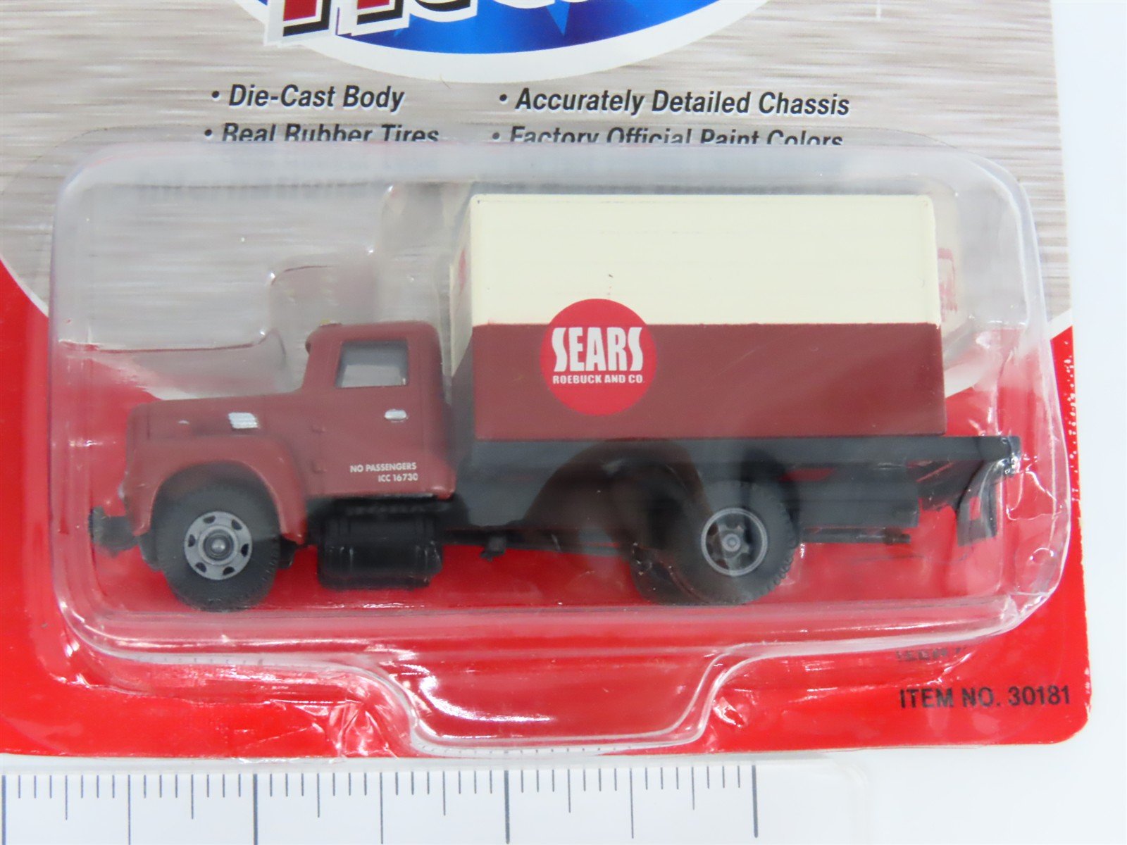 LOT of 3 HO CMW Mini Metals A&P, US Mail, & Sears IH R-190 Delivery Van Trucks