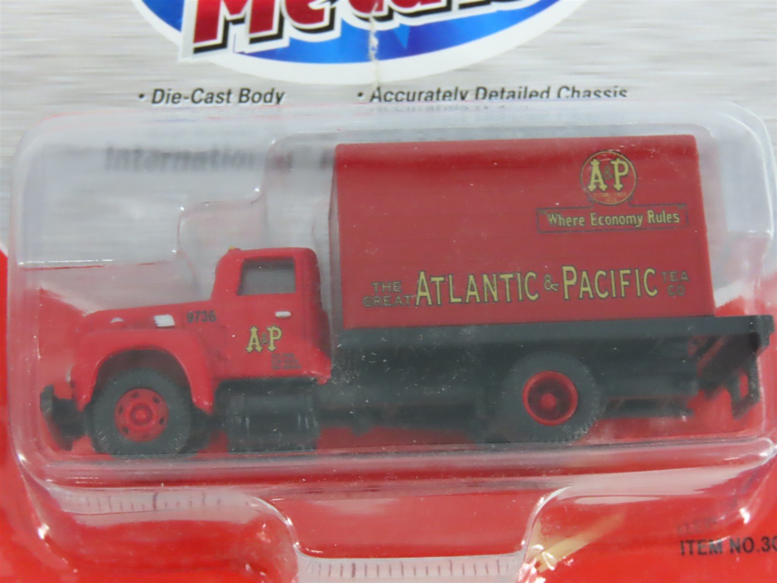 LOT of 3 HO CMW Mini Metals A&P, US Mail, & PRR IH R-190 Trucks & Tractor Unit