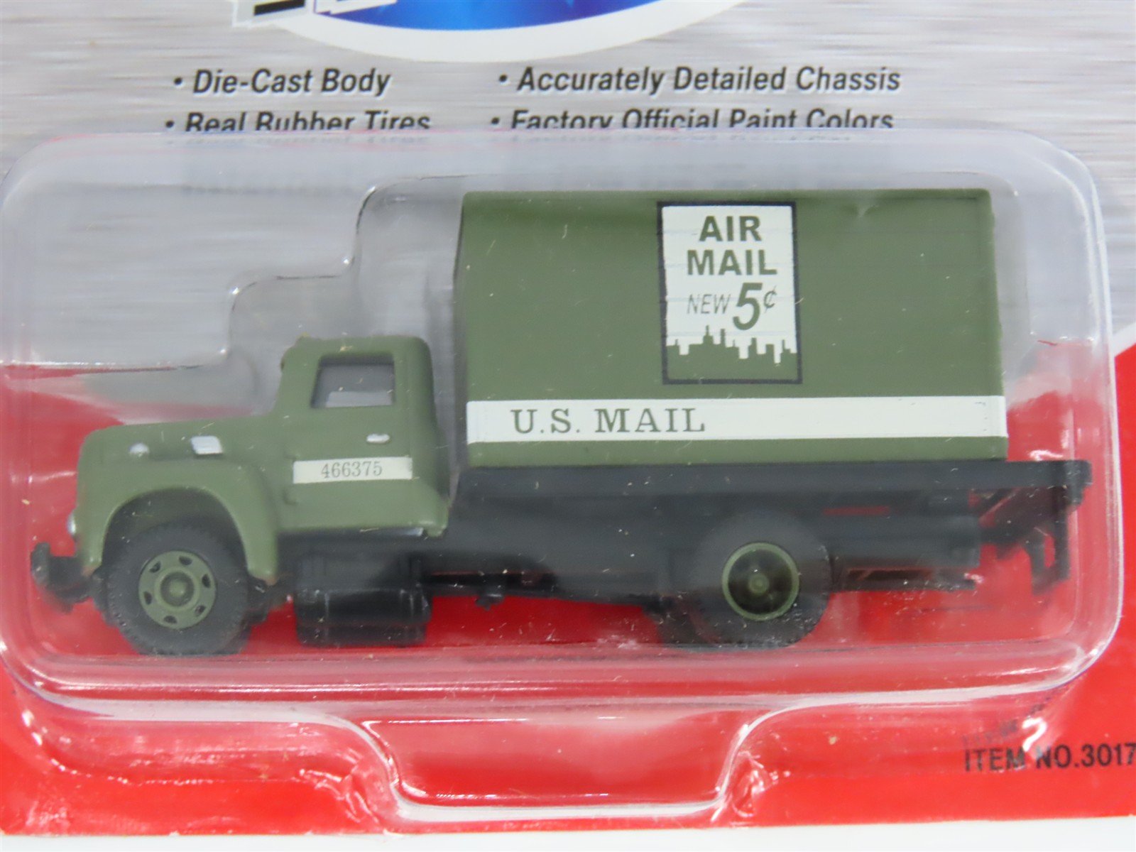 LOT of 3 HO Scale CMW Mini Metals A&P, US Mail, & Union Ice IH R-190 Box Trucks