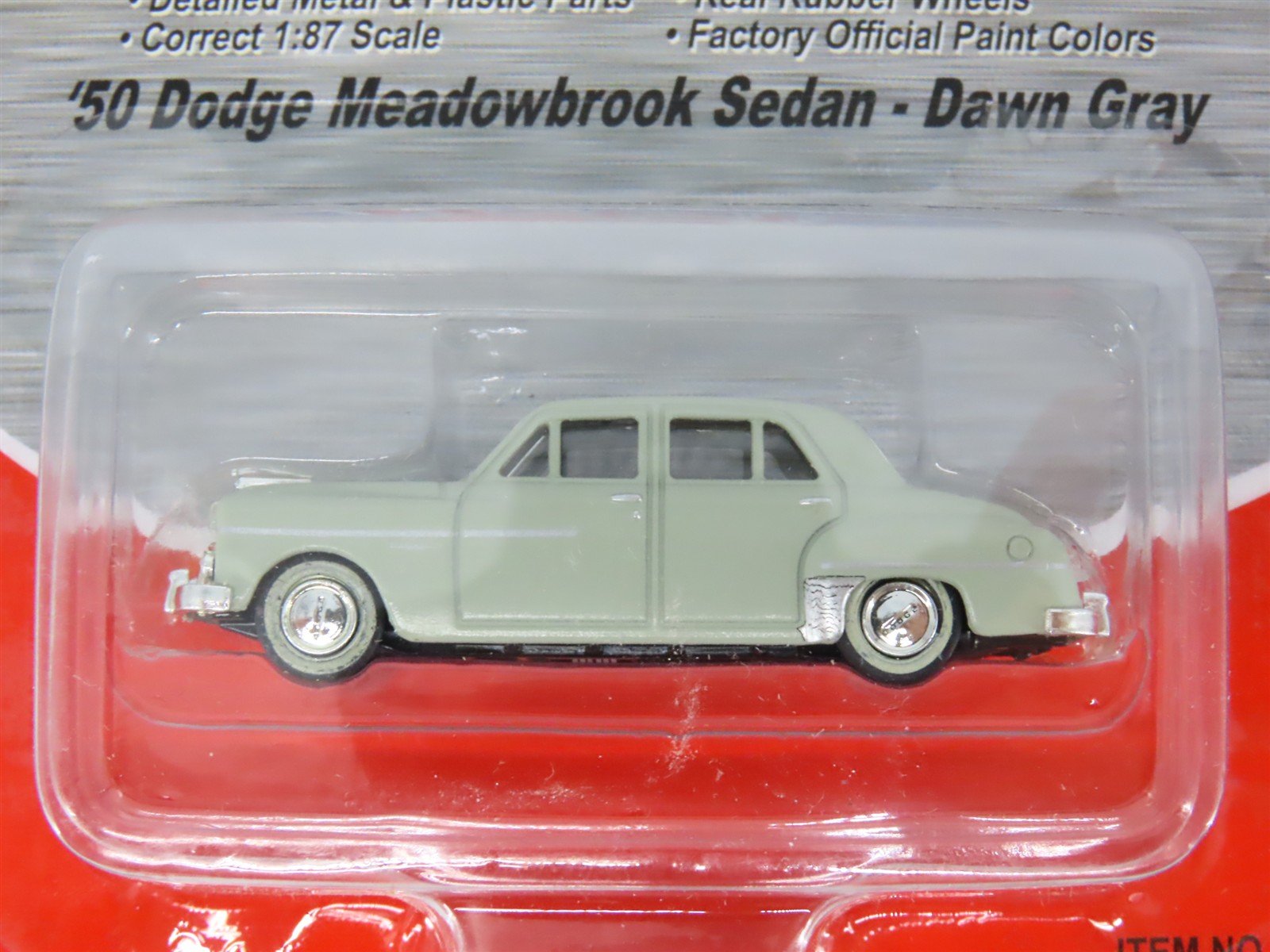 LOT of 3 HO 1/87 Scale CMW Mini Metals '59 Ford Fairlane & '50 Dodge Meadowbrook
