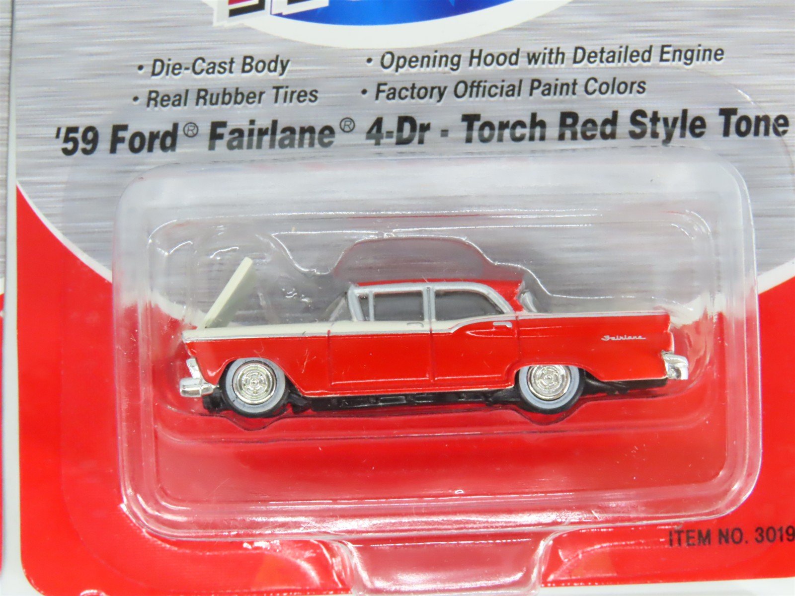 LOT of 3 HO 1/87 Scale CMW Mini Metals '59 Ford Fairlane & '50 Dodge Meadowbrook