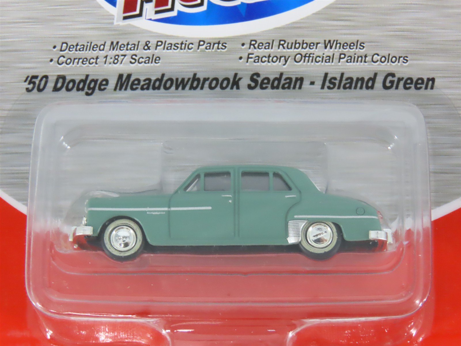 LOT of 3 HO 1/87 Scale CMW Mini Metals 1950 Dodge Meadowbrook Sedans