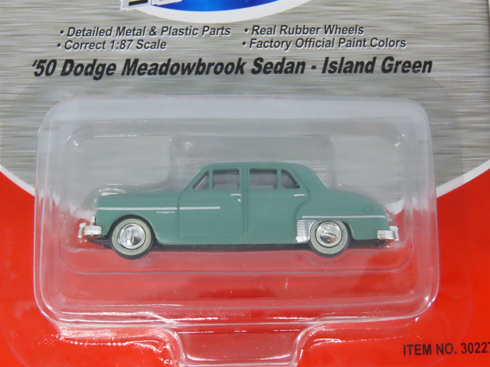 LOT of 3 HO 1/87 Scale CMW Mini Metals 1950 Dodge Meadowbrook Sedans