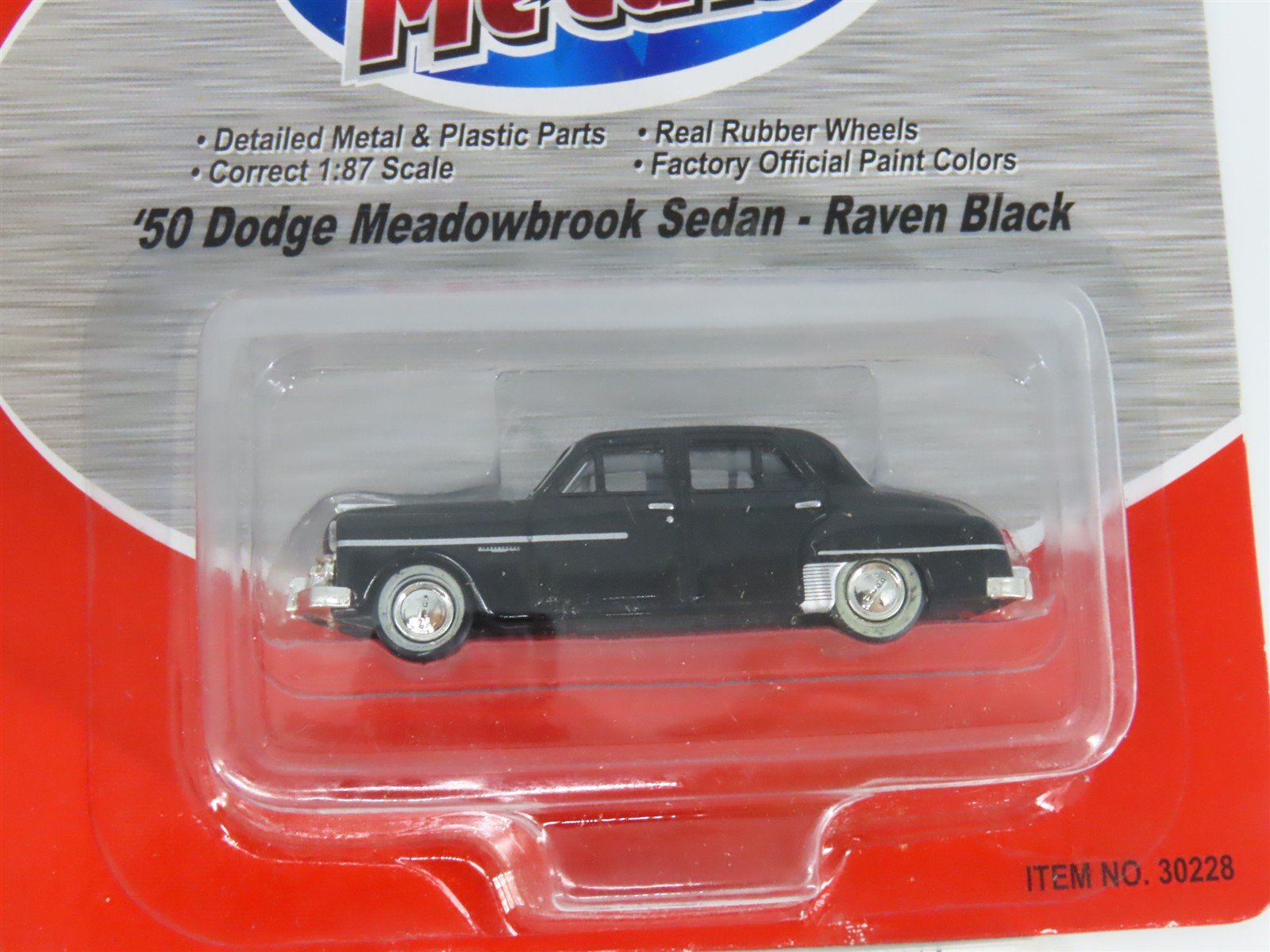 LOT of 3 HO 1/87 Scale CMW Mini Metals 1950 Dodge Meadowbrook Sedans