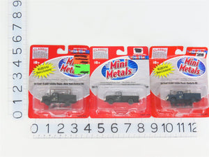 LOT of 3 HO Scale CMW Mini Metals ATSF & NYC '54 Ford F-350 Utility/Pickup Truck