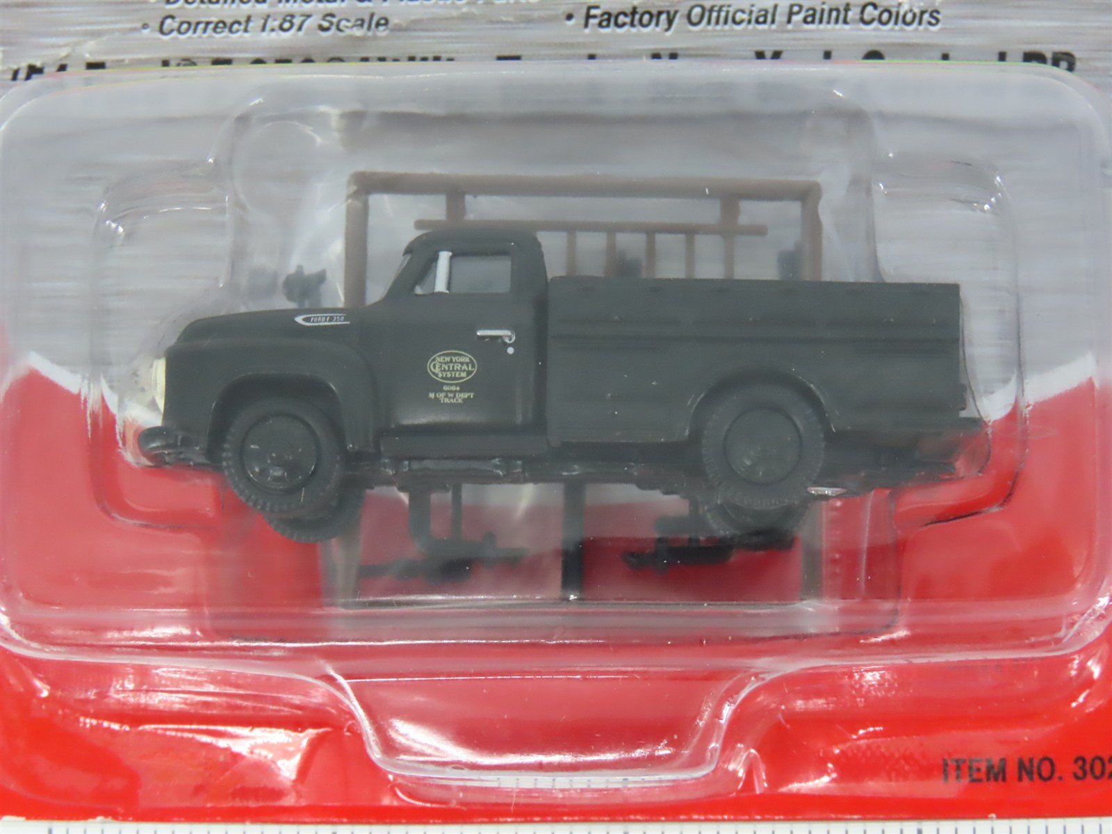 LOT of 3 HO Scale CMW Mini Metals ATSF & NYC '54 Ford F-350 Utility/Pickup Truck