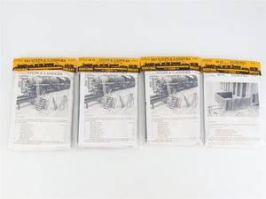 LOT of 4 HO 1/87 Scale Central Valley Kits #1602 Steps & Ladders & #1601 Fencing