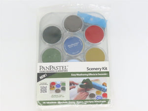 PanPastel #30703 Scenery/Weathering Pastel Kit: 7 Colors w/Palette & Sofft Tools