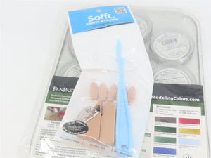 PanPastel #30703 Scenery/Weathering Pastel Kit: 7 Colors w/Palette & Sofft Tools