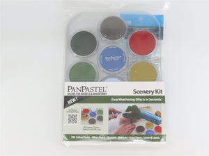 PanPastel #30703 Scenery/Weathering Pastel Kit: 7 Colors w/Palette & Sofft Tools