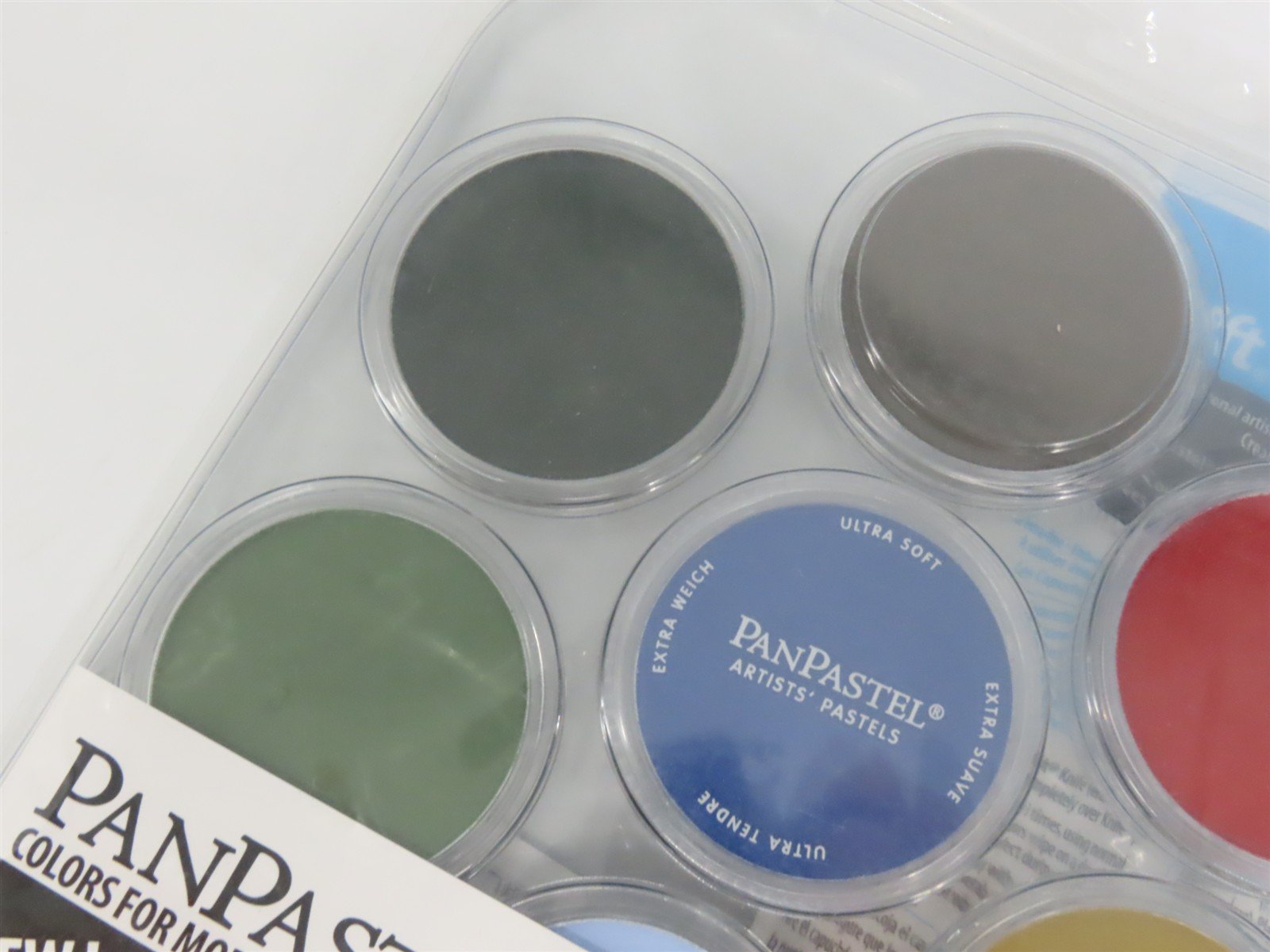 PanPastel #30703 Scenery/Weathering Pastel Kit: 7 Colors w/Palette & Sofft Tools