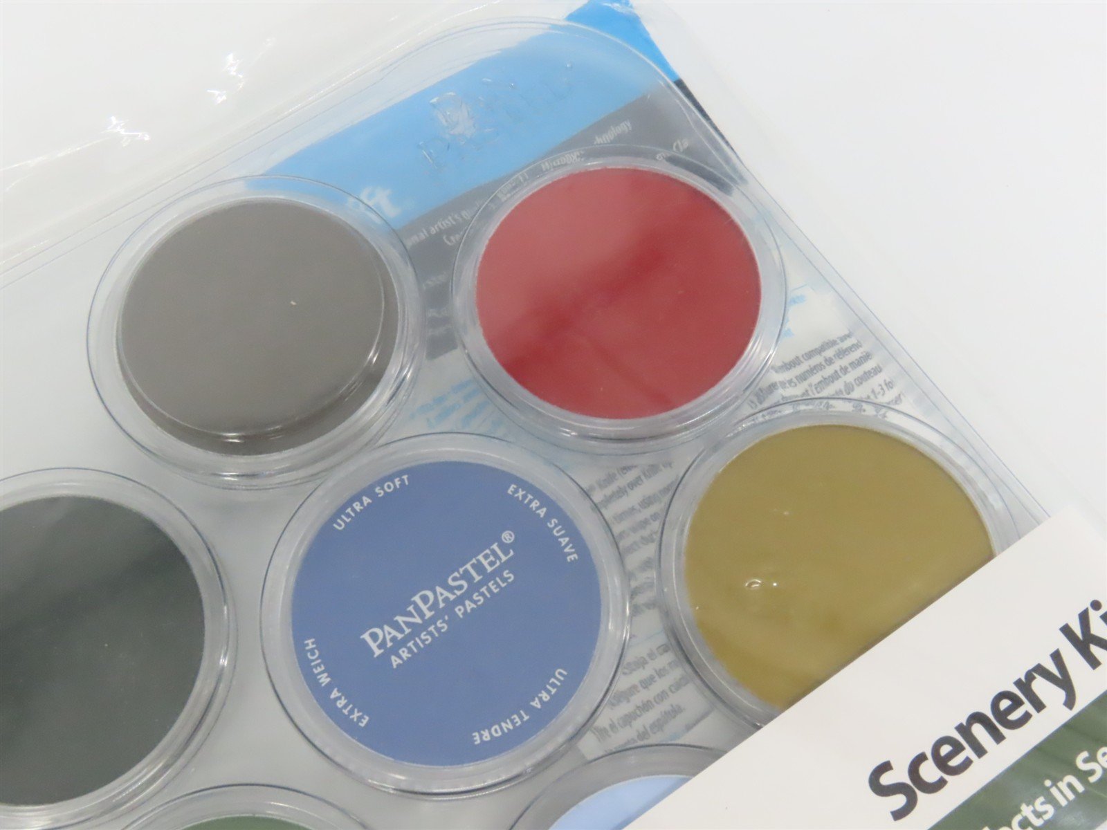 PanPastel #30703 Scenery/Weathering Pastel Kit: 7 Colors w/Palette & Sofft Tools