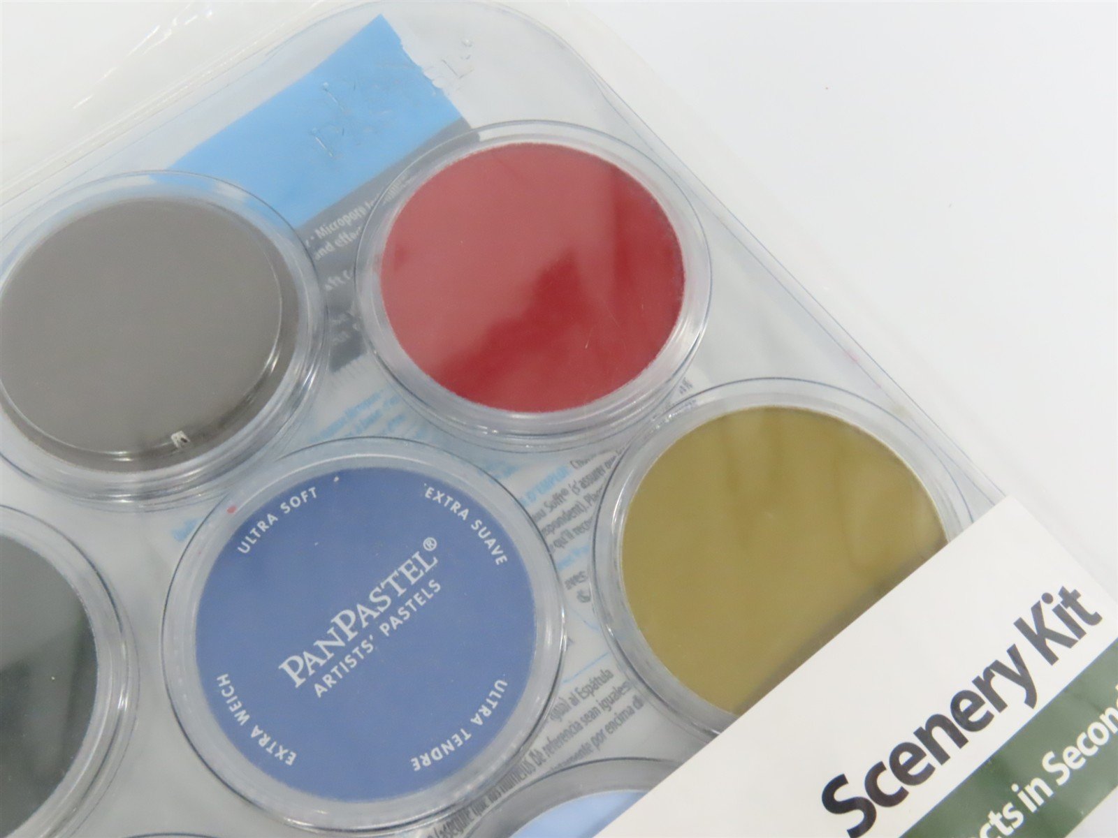 PanPastel #30703 Scenery/Weathering Pastel Kit: 7 Colors w/Palette & Sofft Tools