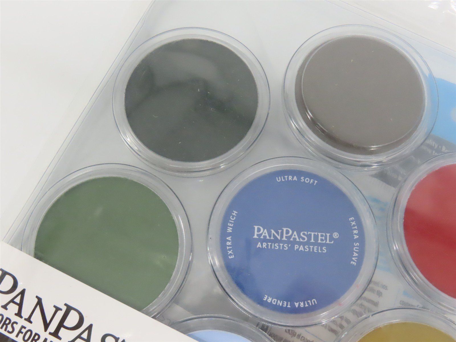 PanPastel #30703 Scenery/Weathering Pastel Kit: 7 Colors w/Palette & Sofft Tools