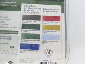PanPastel #30703 Scenery/Weathering Pastel Kit: 7 Colors w/Palette & Sofft Tools