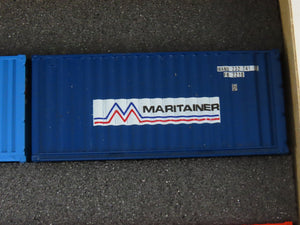 HO Athearn SE 2321 Morflot, Maritainer, CGM, CMA, & More 20' Containers 6-Pack