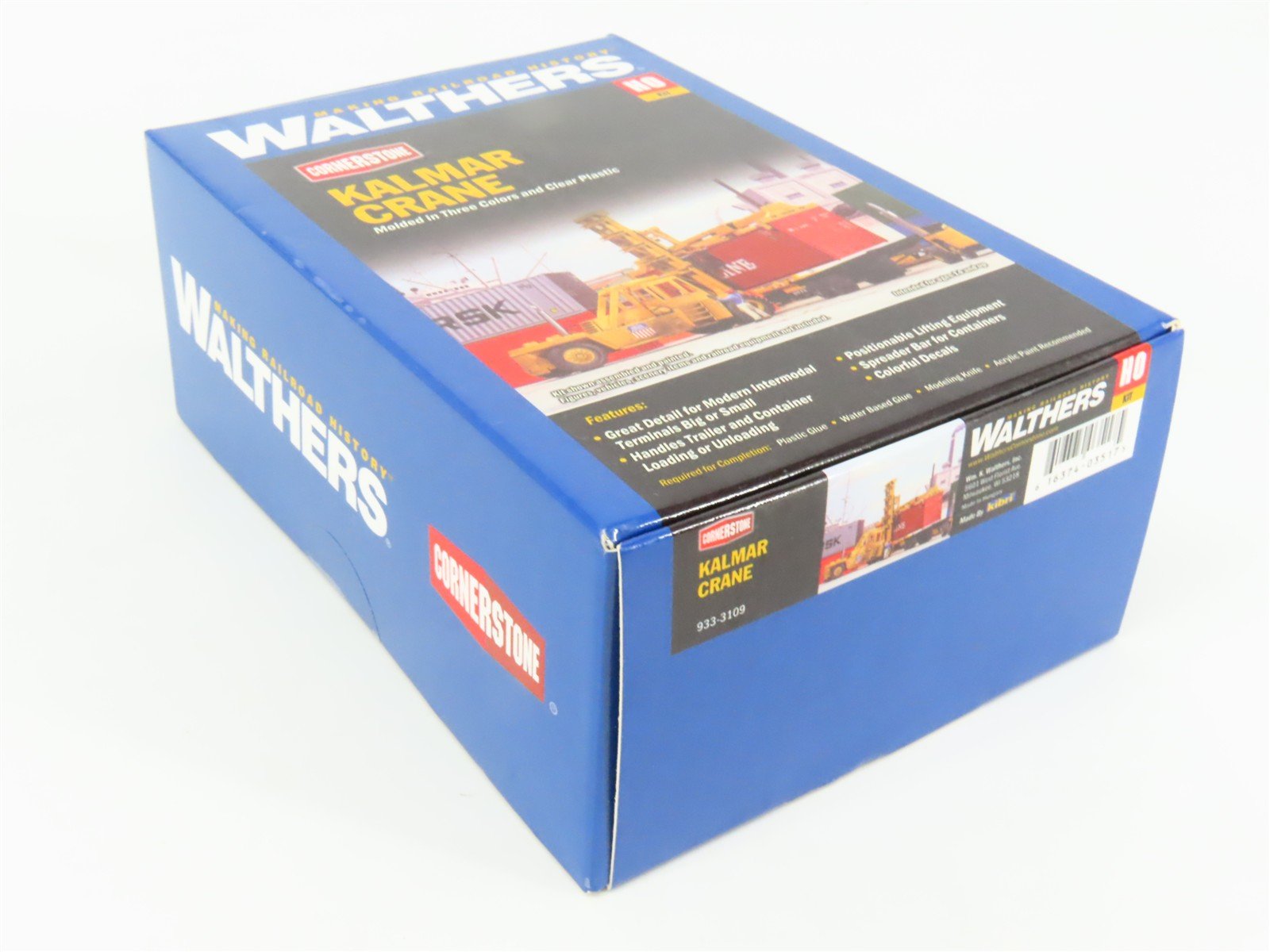 HO 1/87 Scale Walthers Cornerstone/Kibri Kit 933-3109 Kalmar Crane - SEALED