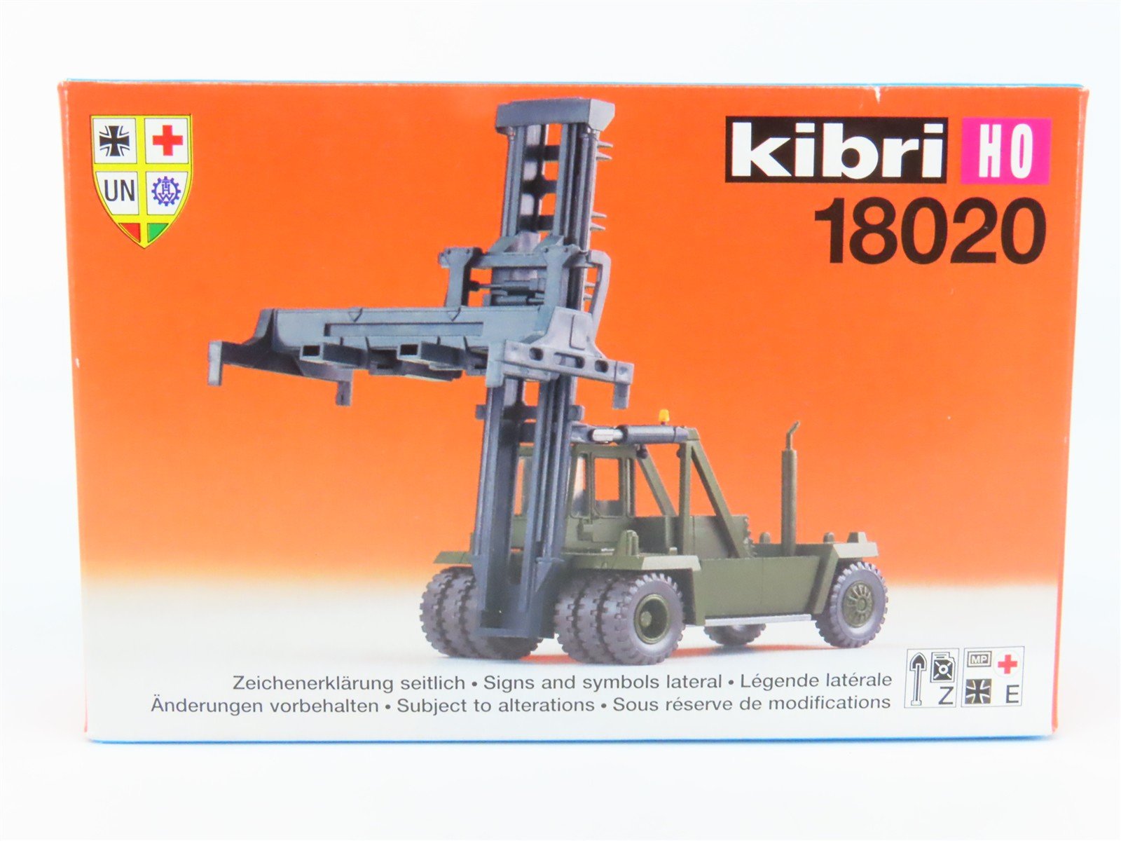 HO 1/87 Scale Kibri Kit 18020 Kalmar Container Crane w/ Container