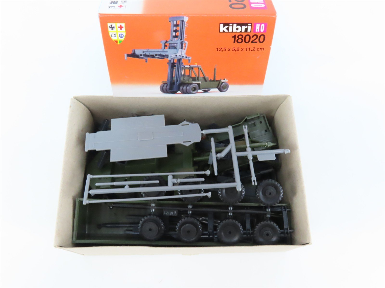 HO 1/87 Scale Kibri Kit 18020 Kalmar Container Crane w/ Container