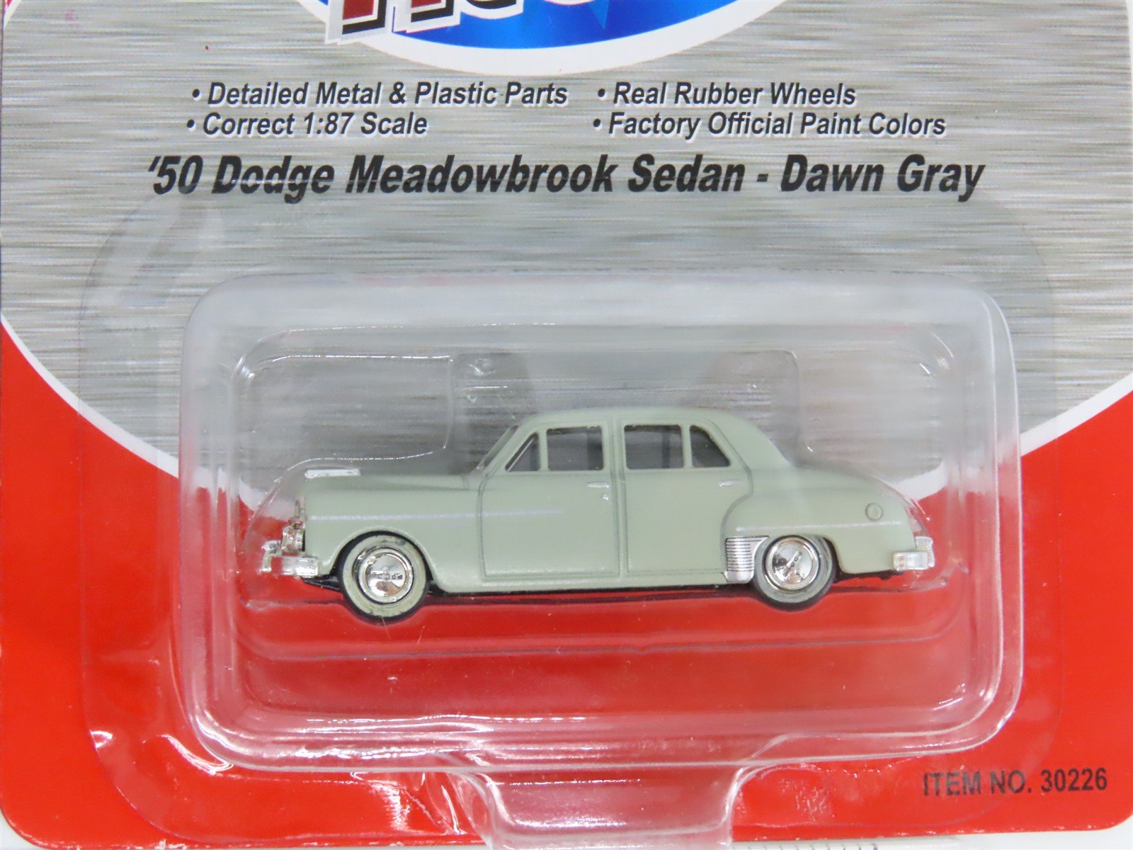 LOT of 3 HO CMW Mini Metals 1950s Ford & Dodge Sedans & MobilOil Fuel Truck