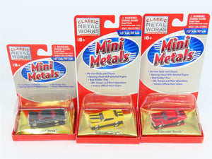 LOT of 3 HO 1/87 Scale CMW Mini Metals 1960s/1970s Chevrolet Impala & Chevelle