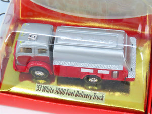 LOT of 3 HO CMW Mini Metals 1950s Ford Pickup, White 3000 Box Truck & Fuel Truck