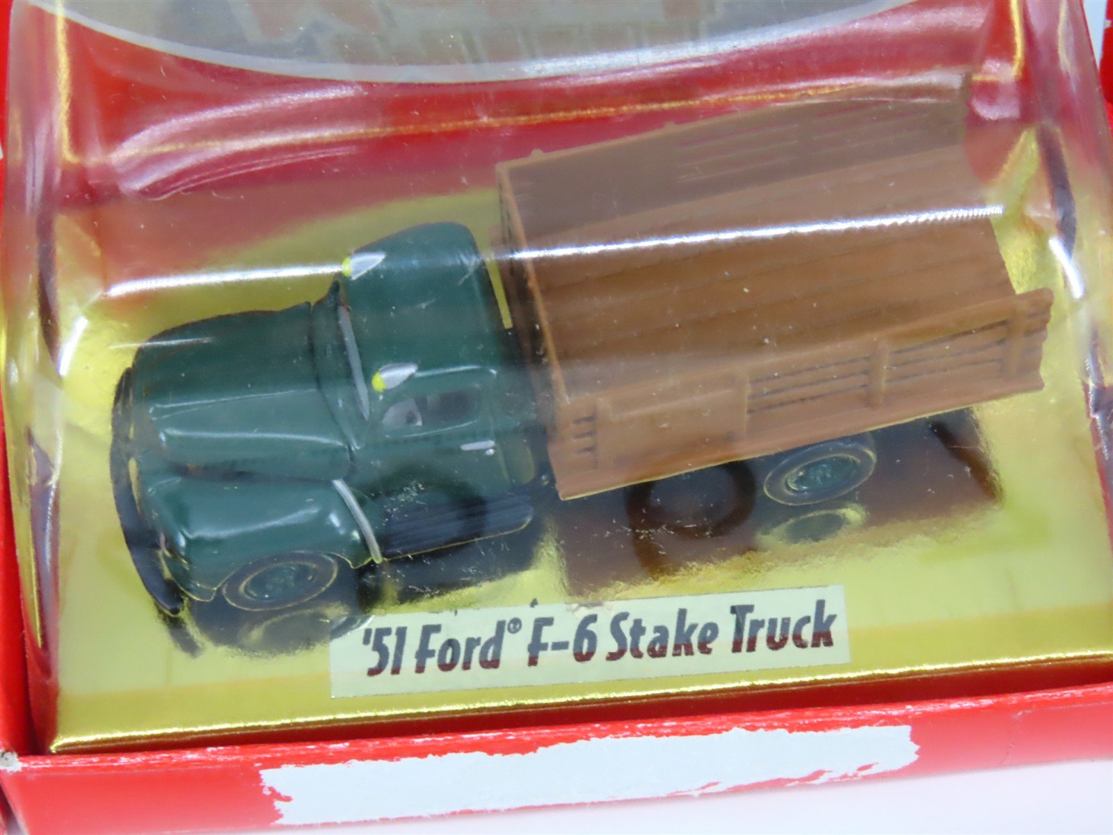 LOT of 3 HO CMW Mini Metals 1950s Ford Stake Truck, White 3000 Tractor & Truck