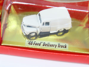 LOT of 3 HO CMW Mini Metals Metro & Ford Delivery Trucks & White 3000 Box Truck