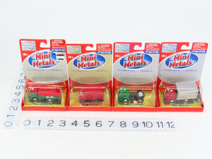 LOT of 4 HO CMW Mini Metals Metro & White 3000 Delivery Trucks & Tractor Unit