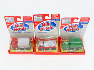 LOT of 3 HO 1/87 Scale CMW Mini Metals '53 White 3000 Fuel Truck & Box Trucks