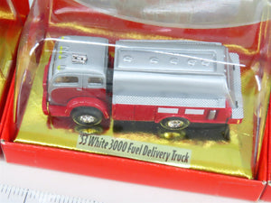 LOT of 3 HO 1/87 Scale CMW Mini Metals '53 White 3000 Fuel Truck & Box Trucks