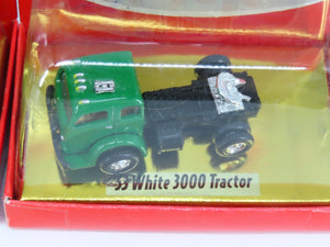 LOT of 3 HO CMW Mini Metals '53 White 3000 Box Truck, Fuel Truck, & Tractor Unit
