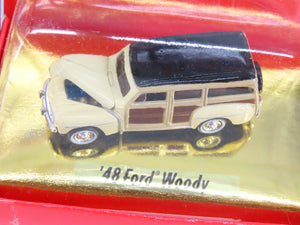 LOT of 3 HO 1/87 Scale CMW Mini Metals '48 Ford Woody & '50 Ford Pickup
