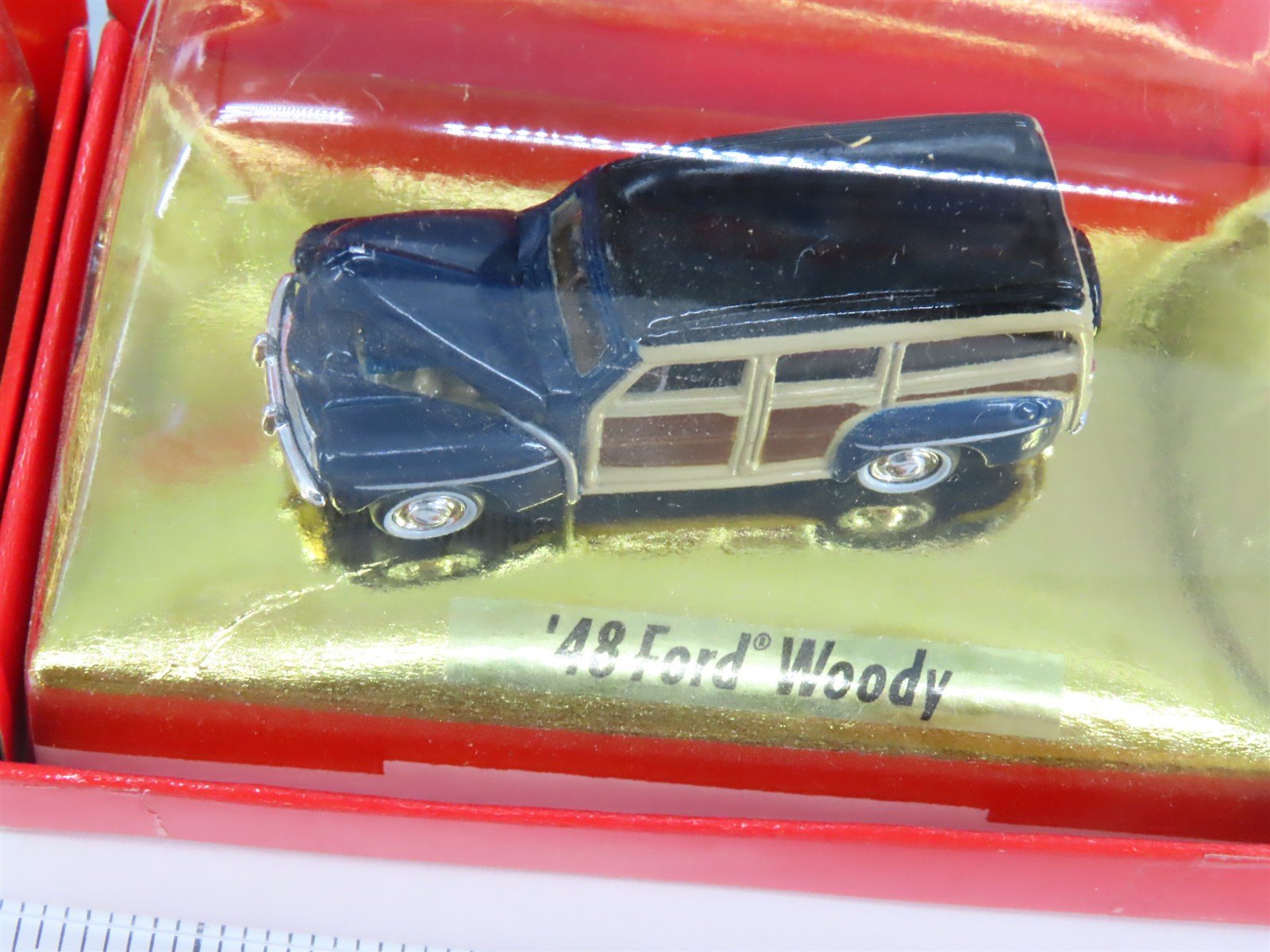 LOT of 3 HO CMW Mini Metals 1940s/50s Ford Woody, Chevy Fleetline, Hudson Hornet