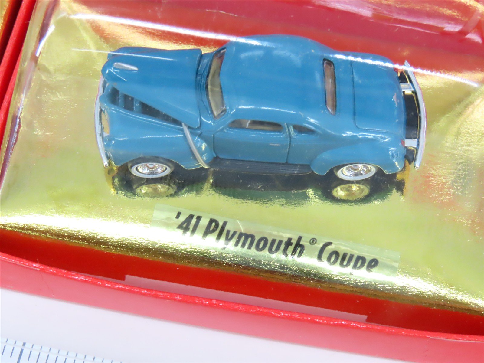 LOT of 3 HO CMW Mini Metals 1940s/50s Ford Woody, Chevy Bel Air, Plymouth Coupe