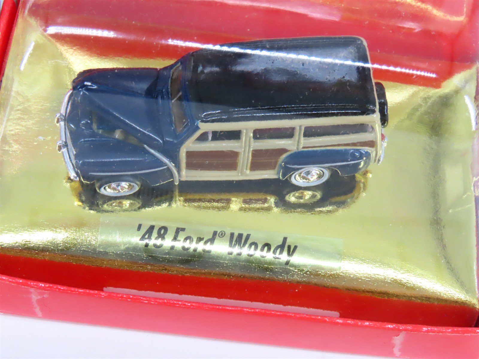 LOT of 3 HO CMW Mini Metals 1940s/50s Ford Woody, Chevy Bel Air, Plymouth Coupe