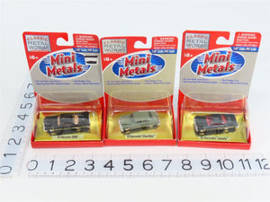 LOT of 3 HO CMW Mini Metals 1950s/60s Chrysler 300C, Chevy Fleetline, & Impala