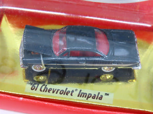 LOT of 3 HO CMW Mini Metals 1950s/60s Chrysler 300C, Chevy Fleetline, & Impala