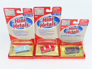 LOT of 3 HO 1/87 Scale CMW Mini Metals 1961 Chevrolet Impalas