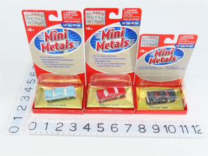 LOT of 3 HO 1/87 Scale CMW Mini Metals 1961 Chevrolet Impalas
