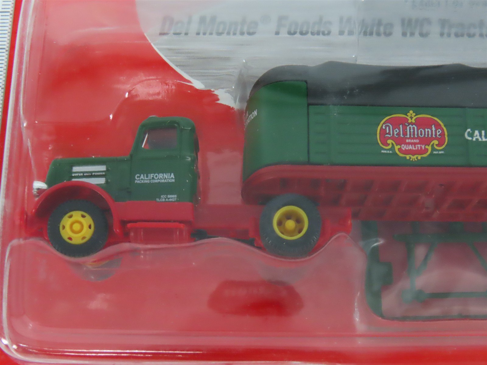 LOT of 2 HO CMW Mini Metals Mushroom & Del Monte Chevy & White Tractor Trailers