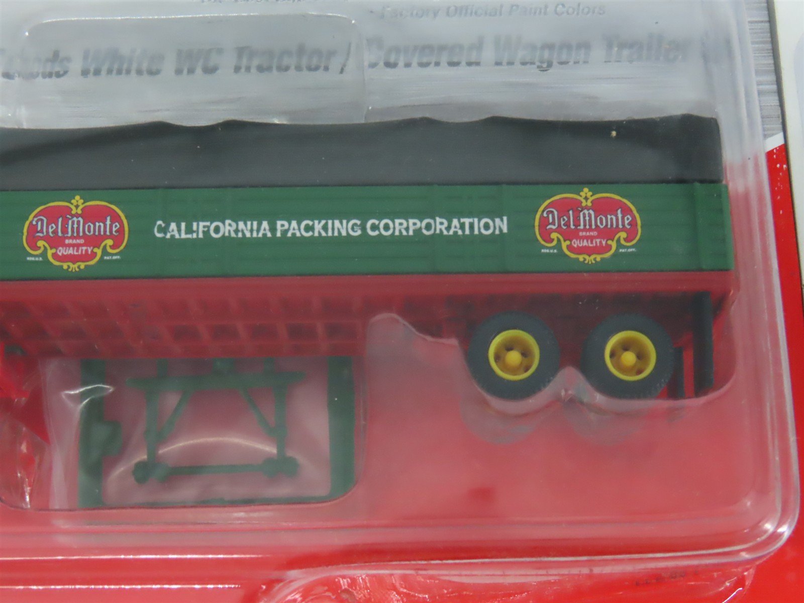 LOT of 2 HO CMW Mini Metals Mushroom & Del Monte Chevy & White Tractor Trailers