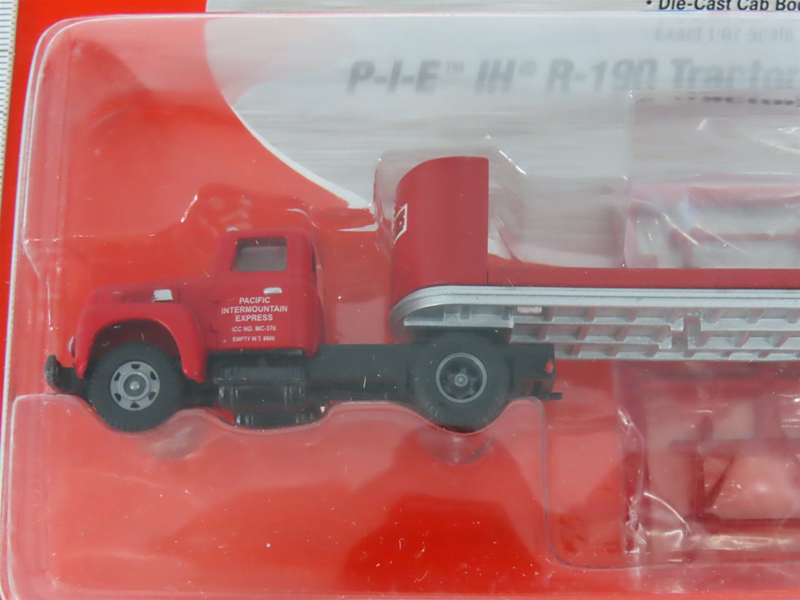 LOT of 2 HO Scale CMW Mini Metals Kroger & P-I-E White & IH Tractor Trailers