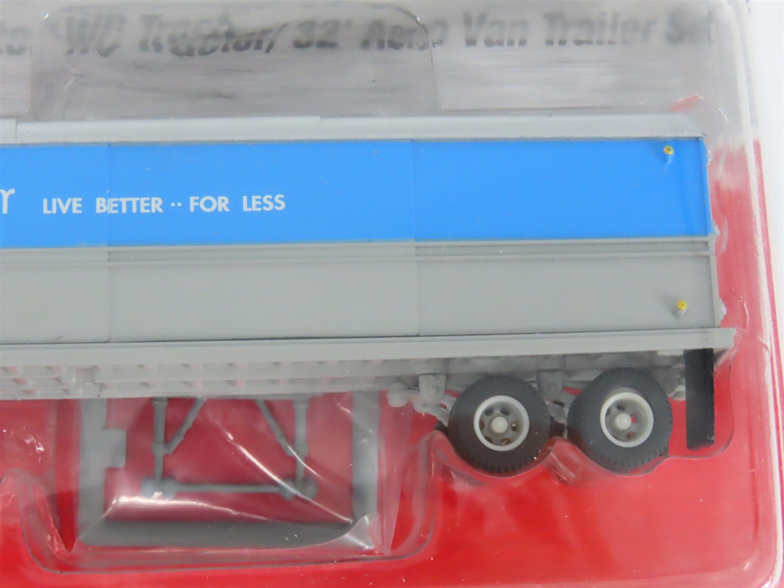 LOT of 2 HO Scale CMW Mini Metals Kroger & P-I-E White & IH Tractor Trailers