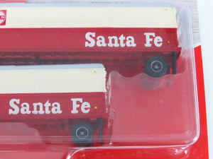 LOT of 3 HO CMW Mini Metals Cooper-Jarrett, ATSF, & Green 32' Trailer 2-Packs