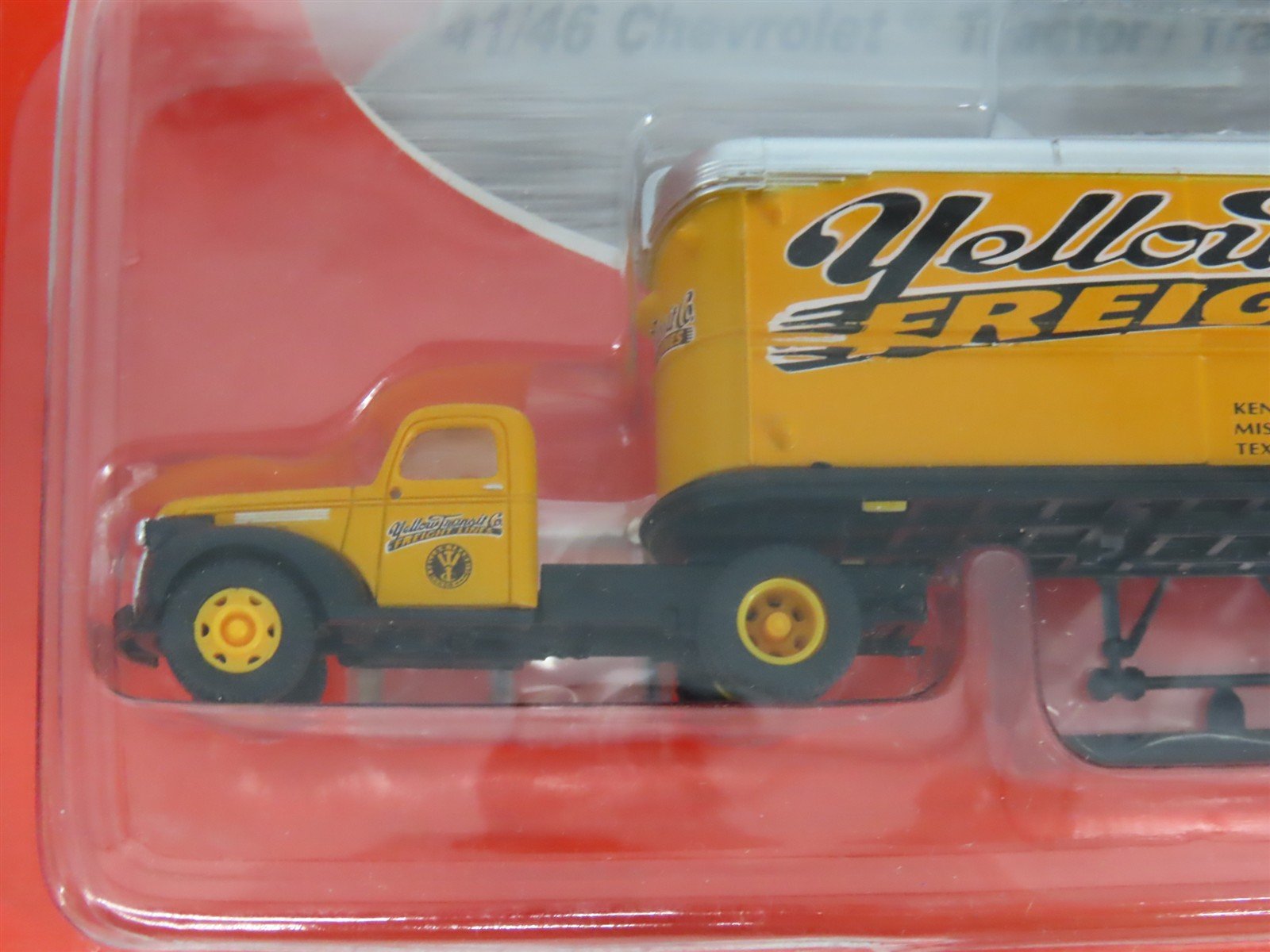 LOT of 2 HO CMW Mini Metals Sealtest & Yellow Transit Chevy/IH Tractor Trailers
